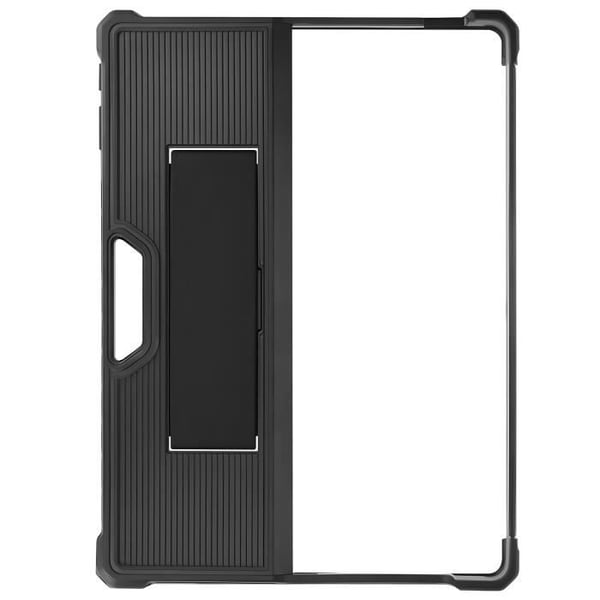 Fodral till Surface Pro 9 - AVIZAR - Behändig - Svart silikon - Ergonomiskt handtag - Avtagbar axelrem