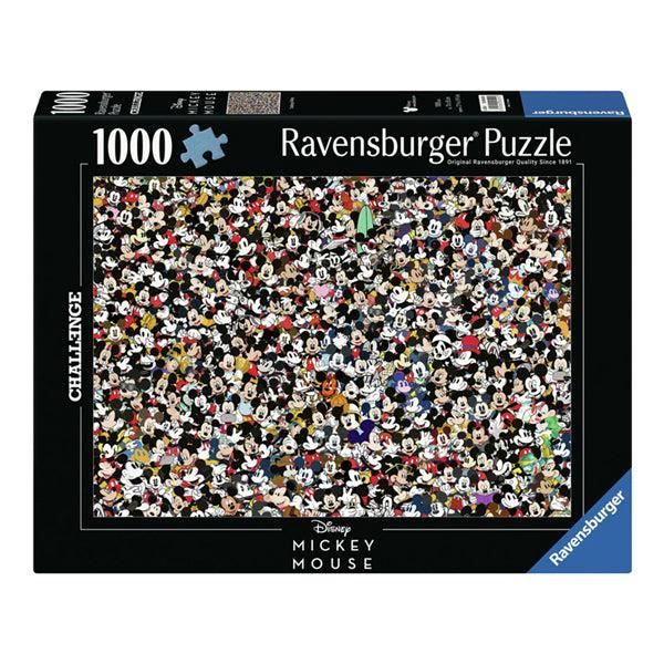 Pussel - RAVENSBURGER - Mickey Mouse - 1000 bitar - Flerfärgad - Standardformat för inramning
