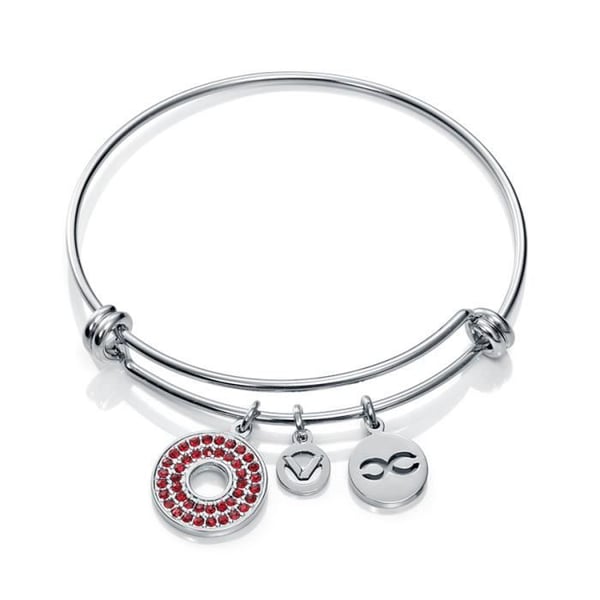 Armband - VICEROY - 90037P01010 - Rostfritt stål - Kristaller - Silverfärgad