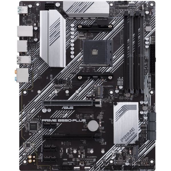 Moderkort - ASUS - PRIME B550-PLUS - Socket AM4 - 3:e generationens AMD Ryzen-processorer