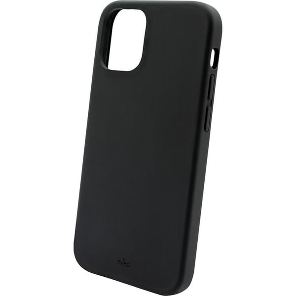 Coque Silicone - PURO - Icon Noire - Flexibel - Modern - iPhone 13 mini
