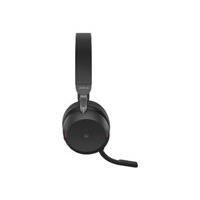 Micro-kuulokkeet - Jabra - Evolve2 75 - Musta - Langaton - Aktiivinen melunvaimennus