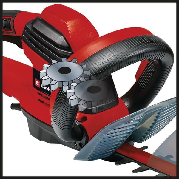 Einhell elektrisk häcksax GE-EH 7067 (700 W, Klipp längd 67 cm, Skyddshölje, Kabelbrottsskydd)