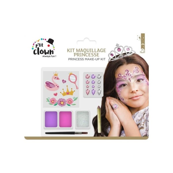 Makeup kit - LILLA CLOWN - Prinsessa - Rosa - Barn (flicka) - Strass & tatueringar