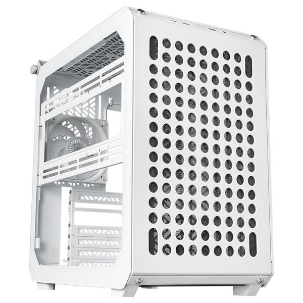 PC-fodral - COOLER MASTER - QUBE 500 Flatpack White Edition, Midi Tower, Vit, ATX/SFX, 120 mm fläktar, 2,5"/3,5" HDD