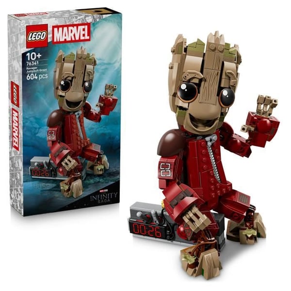 LEGO Marvel 76341 Groot i Ravager-outfit - Byggesæt 10 år - Figur