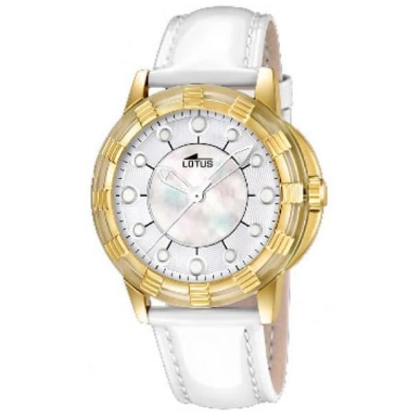 Kvinnoarmband - Lotus - L15859/1 - Guld - Kvalitetsklocka - Analogisk