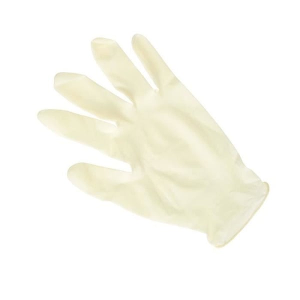 Guante Desechable Látex Sintetico Talla 7 Box 100 Unidade