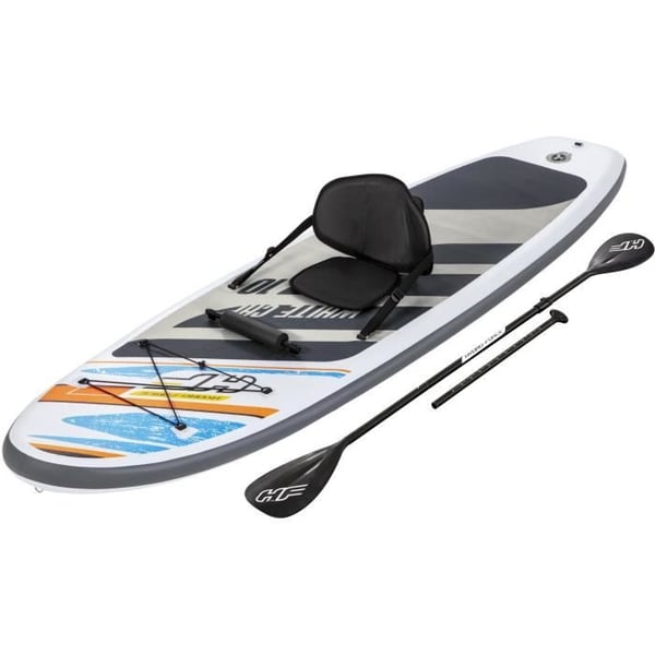 BESTWAY Paddle Kajak uppblåsbar och konvertibel, Hydro-Force White Cap - 305 x 84 x 12 cm