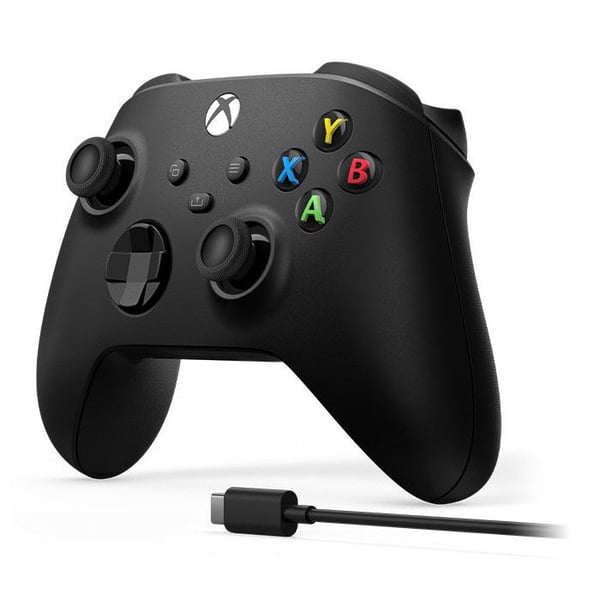 Microsoft Xbox Controller Trådlös Svart Gamepad Bluetooth USB för PC Xbox Android iOS