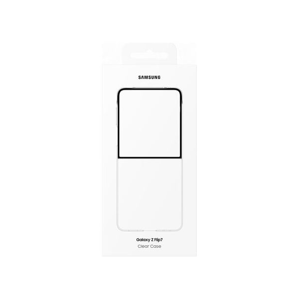 Skal - SAMSUNG - Galaxy Z Flip 7 - Transparent - Polykarbonat - Robust skydd
