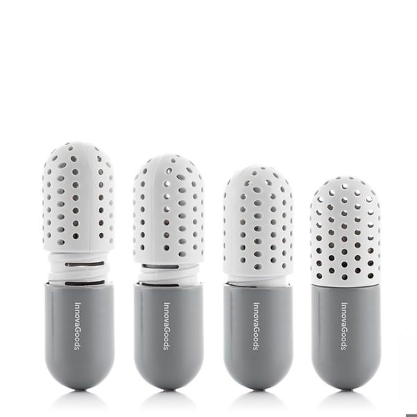 Deodoriseringkapslar för skor - INNOVAGOODS - Froes - Grå - 2 enheter - 3 intensitetsnivåer