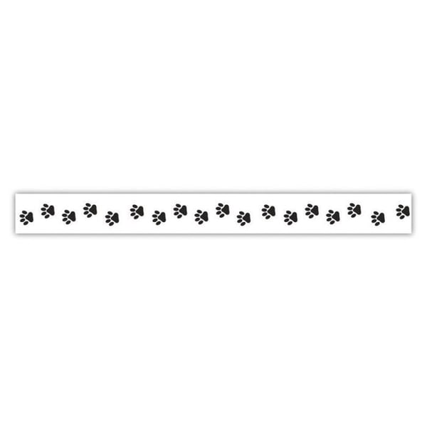 Washi Tape Paw Prints, 15 mm, 15 m rulle