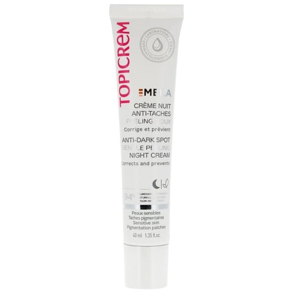 Topicrem MELA - Pigmentfläckar Gentle Peeling Night Cream 40 ml