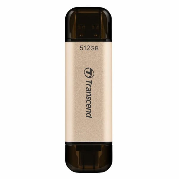 USB-nøgle - Transcend - JetFlash 930C - 512 Go - USB-C / USB-A - Kompatibel med smartphones og pc'er