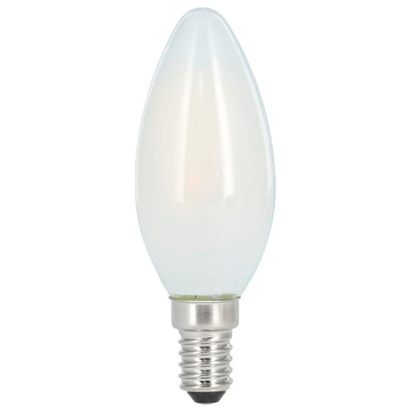Ampoule filament LED - XAVAX - Stearinljusflamma - Sockel E14 - 470 lm (motsv. 40W) - 4W varm vit