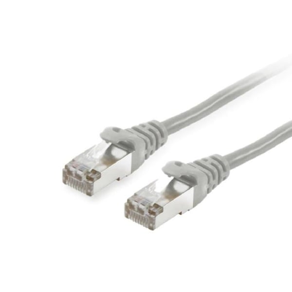 Nätverkskabel Cat.6A - Equip - 1,5 m - S/FTP - Grå - 10 Gbit