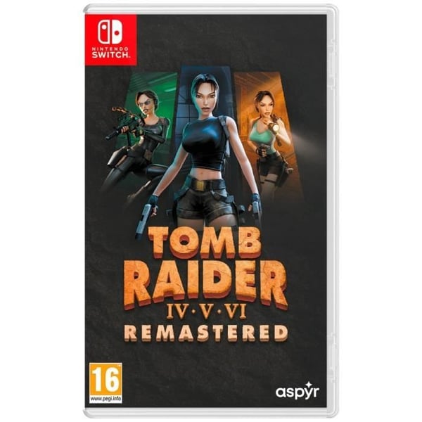 Tomb Raider IV-VI Remastered med Lara Croft - Nintendo Switch-spel
