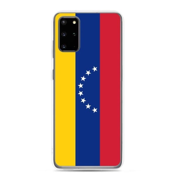 Mobilskal – Venezuelansk flagga – Kompatibel med Samsung Galaxy S23 – Mjuk fodral – Slitstark och stötabsorberande – Pixelforma