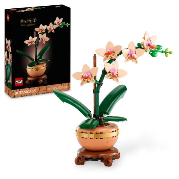 LEGO Botanicals 10343 Miniorkidé - Konstgjorda blommor - Presentidé