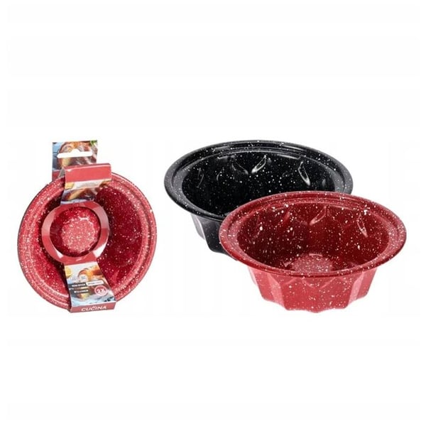 Individuell tårtaform - ORION - 12 cm med skorsten - Kolstål - Non-stick - Set om 2 stycken