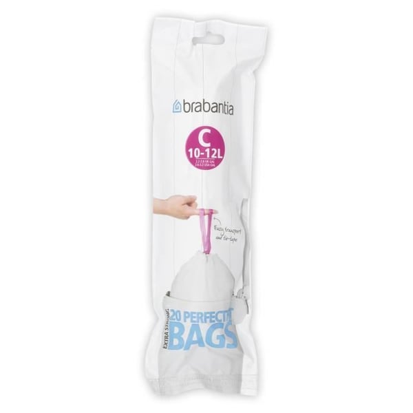 BRABANTIA - Disney Classics - Bin Liners Vita - 10 L x 20