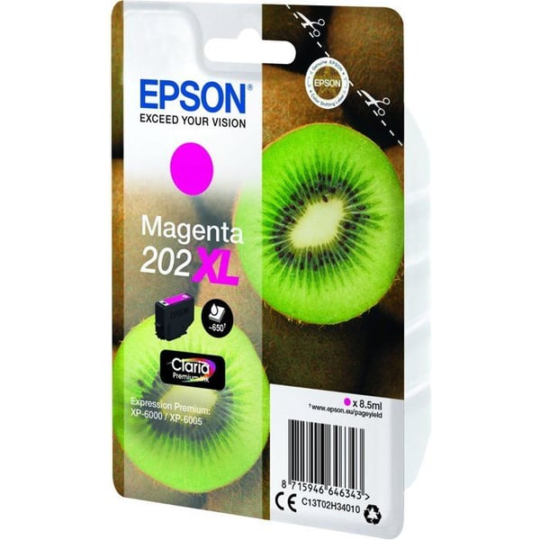 Epson 202XL bläckpatron - Magenta - XL - For Expression Premium XP-6000/XP-6005/XP-6100/XP-6105