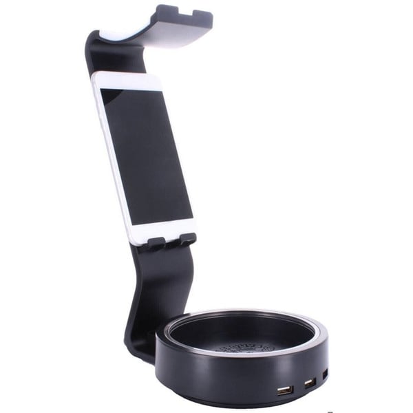 Cable Guys - Powerstand SP2 Støtte Oplader til Telefon og Controller Sort