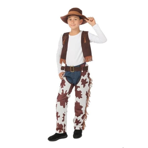 Kostym Barn Cowboy Storlek 7-9 år (M)