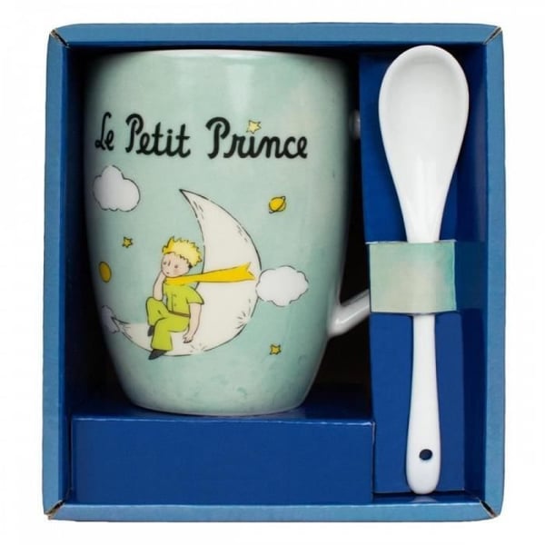 Mugg och sked Enesco Le Petit Prince (Månen)