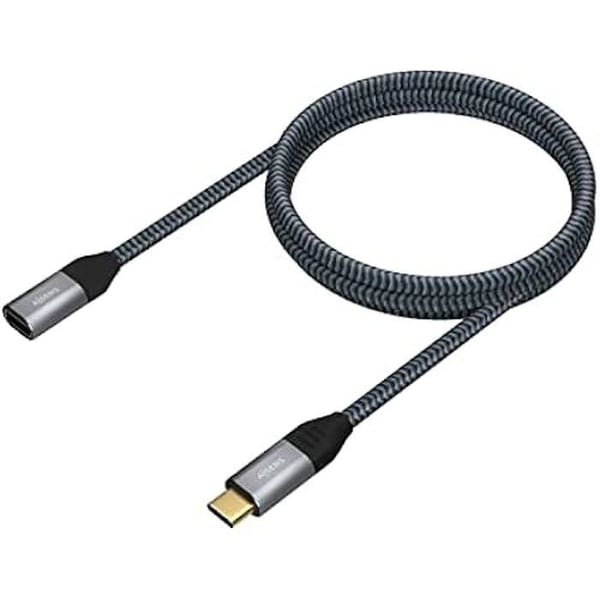 USB 3.2 Type-C-kabel - AISENS - A107-0635 - 1M - Grå - Kompatibel med USB Type-C-enheter