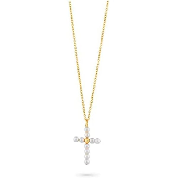 Halsband - RADIANT - Modern och elegant design - Rostfritt stål, Läder, Keramik