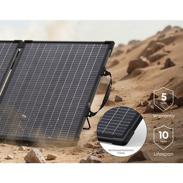Anker SOLIX PS400 bärbar bifacial solpanel - 400W - För F2000/C1000X/C800X elstation