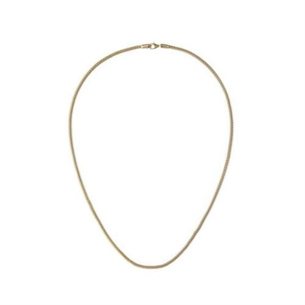 Unisex kedjelänk med pläterat guld DW00401099