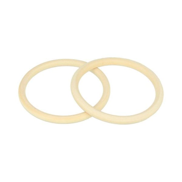 2 ARMBAND - HÅLLARE - TRÄ - 8 MM - SMYCKEN