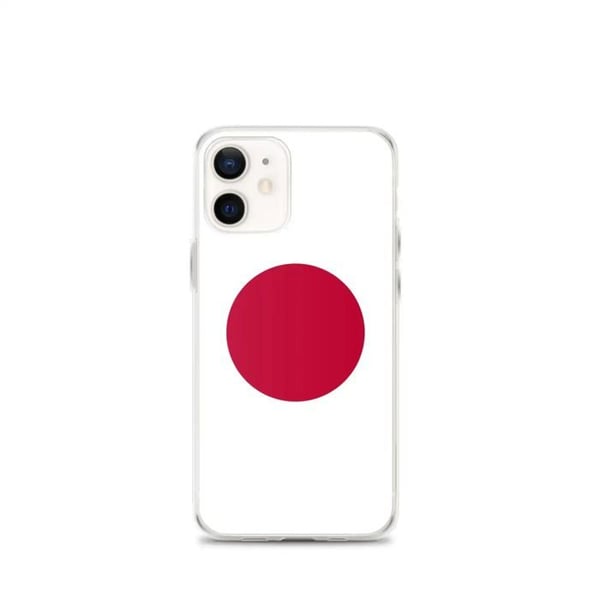 Mobilskal - PIXELFORMA - Japans flagga - Kompatibel med iPhone 12 mini - Mjuk - Slitstark och stöttålig