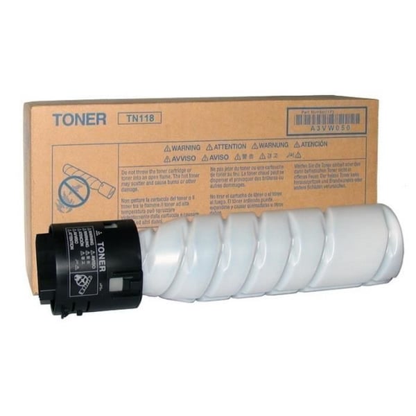 Konica Minolta TN-118 tonerkassett - Svart - Kompatibel med bizhub 215 - Räcker upp till 12 000 sidor
