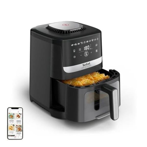 Fritös utan olja - TEFAL - Easy Fry Silence Vision XL - 5L - 1670W - Inbyggd timer