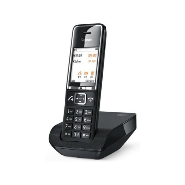 Trådlös telefon - GIGASET - Gigaset Comfort 550 - Svart - 1 handapparat - Handsfree