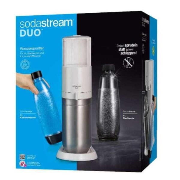 Vesihioottaja - SodaStream - Duo - Valkoinen - 60 litraa - Soitiin kone
