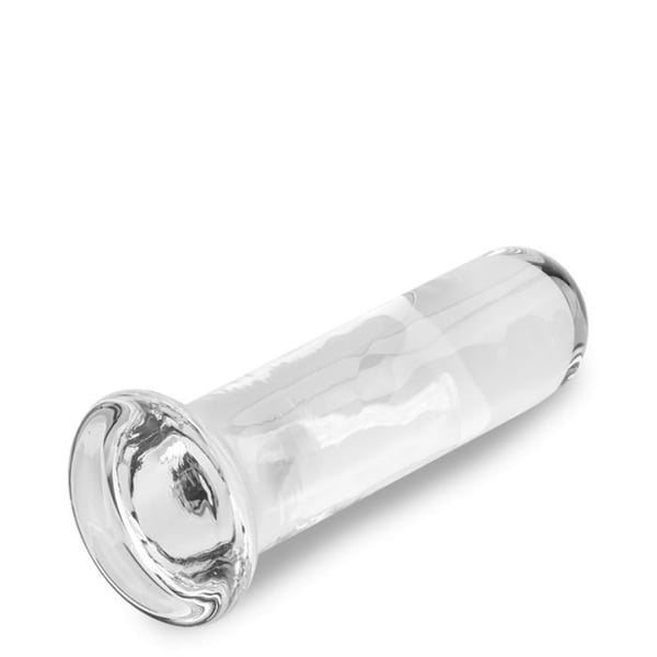 Glasanalplugg 13,0cm - Crystal