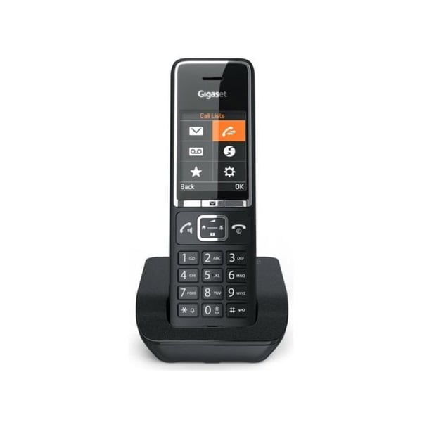 Trådlös telefon - GIGASET - Gigaset Comfort 550 - Svart - 1 handapparat - Handsfree