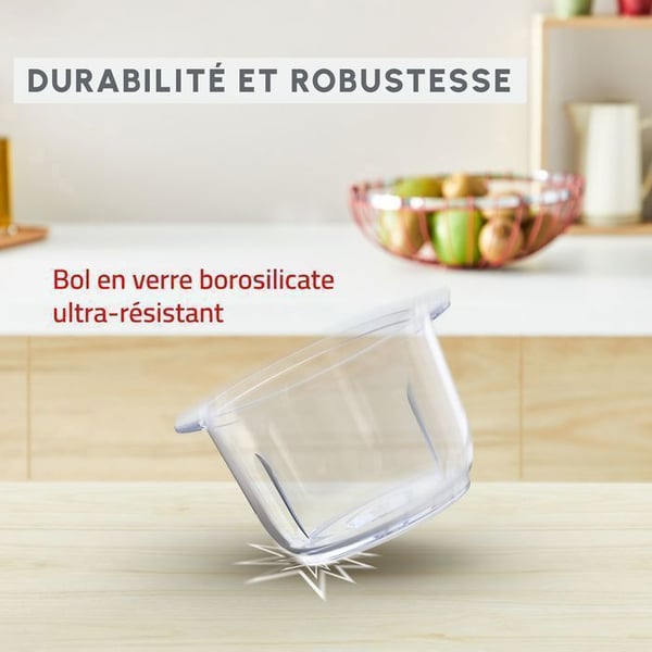 Hakkuri - Moulinex - Choppeo 3En1 - 500W - Lasikulho - 4 Terää