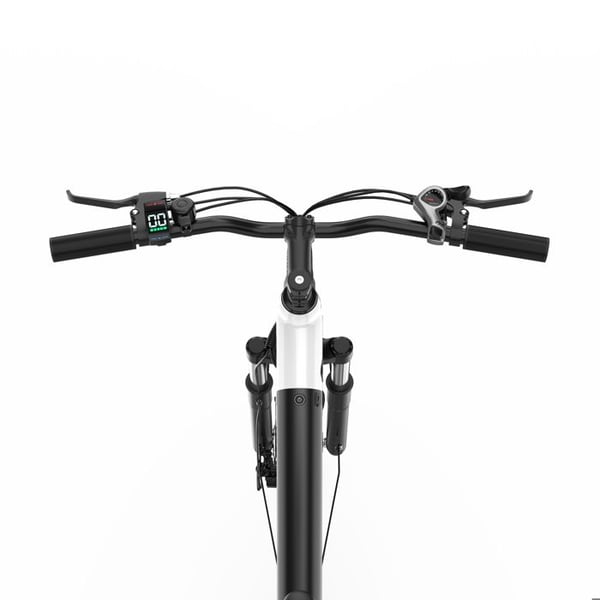 Voksen Elcykel ONESPORT OT12, Motor 250 W, Batteri 36 V 13 Ah, Dæk 27,5 Tommer, Hvid