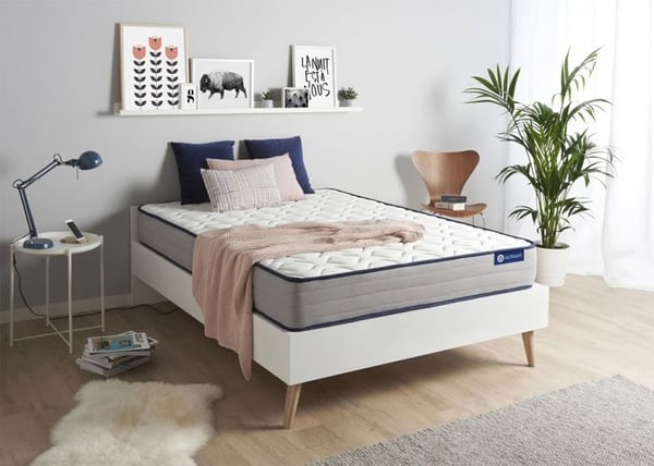 Madrass - ACTISOM - Actimemo Form - 135x190 cm - Minne skum - 22 cm tjocklek