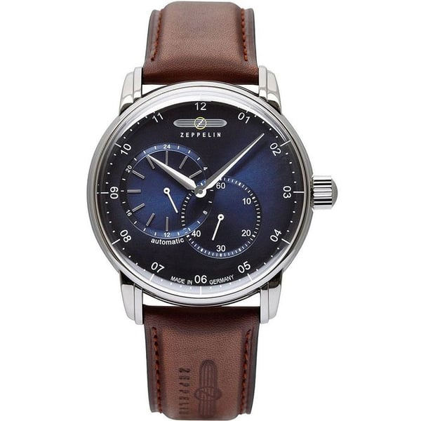 Zeppelin 8662-3 New Captains Line Automatiskt Ur Herr 43mm 5ATM