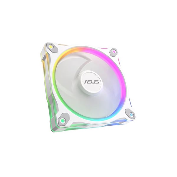 Fläkt - ASUS - PRIME MR120 ARGB - 120 mm - 1600 varv/min - Vit Reverse