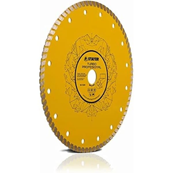 Diamantskiva - Stayer - Turbo Professionell - Ø125 mm - Håltagning 22,2 mm - Hög prestanda