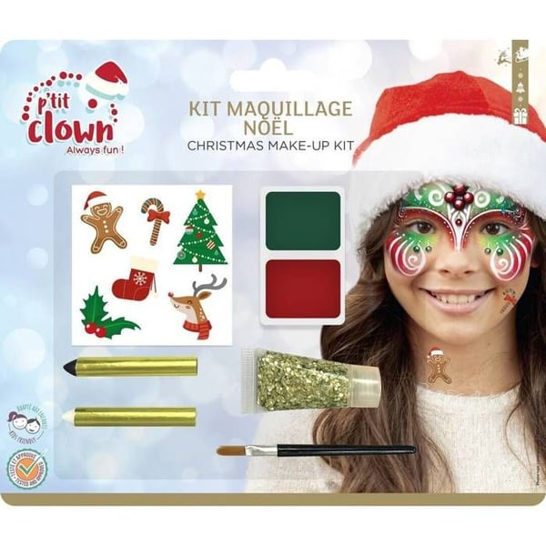 Jul sminkset - I - LILLA CLOWN - 24176 - Utklädnadssmink