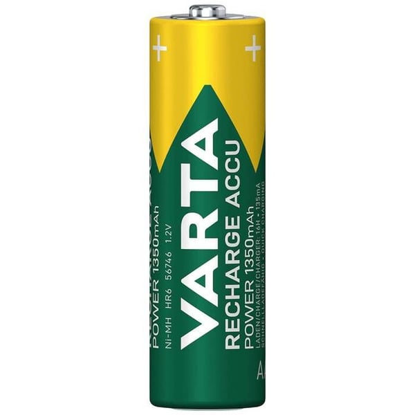 Laddningsbart batteri LR6 (AA) NiMH Varta RECH.AC.Power AA1350mAh Bli4 1350 mAh 1.2 V 4 st.